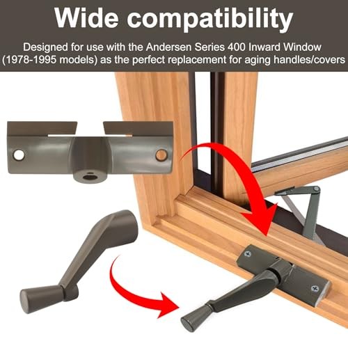 Casement Window Operator Cover & Handle, Window Crank Handle Operator Cover