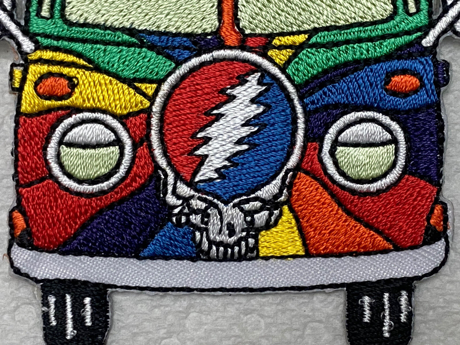 GRATEFUL DEAD - VW BUS - IRON or SEW-ON PATCH
