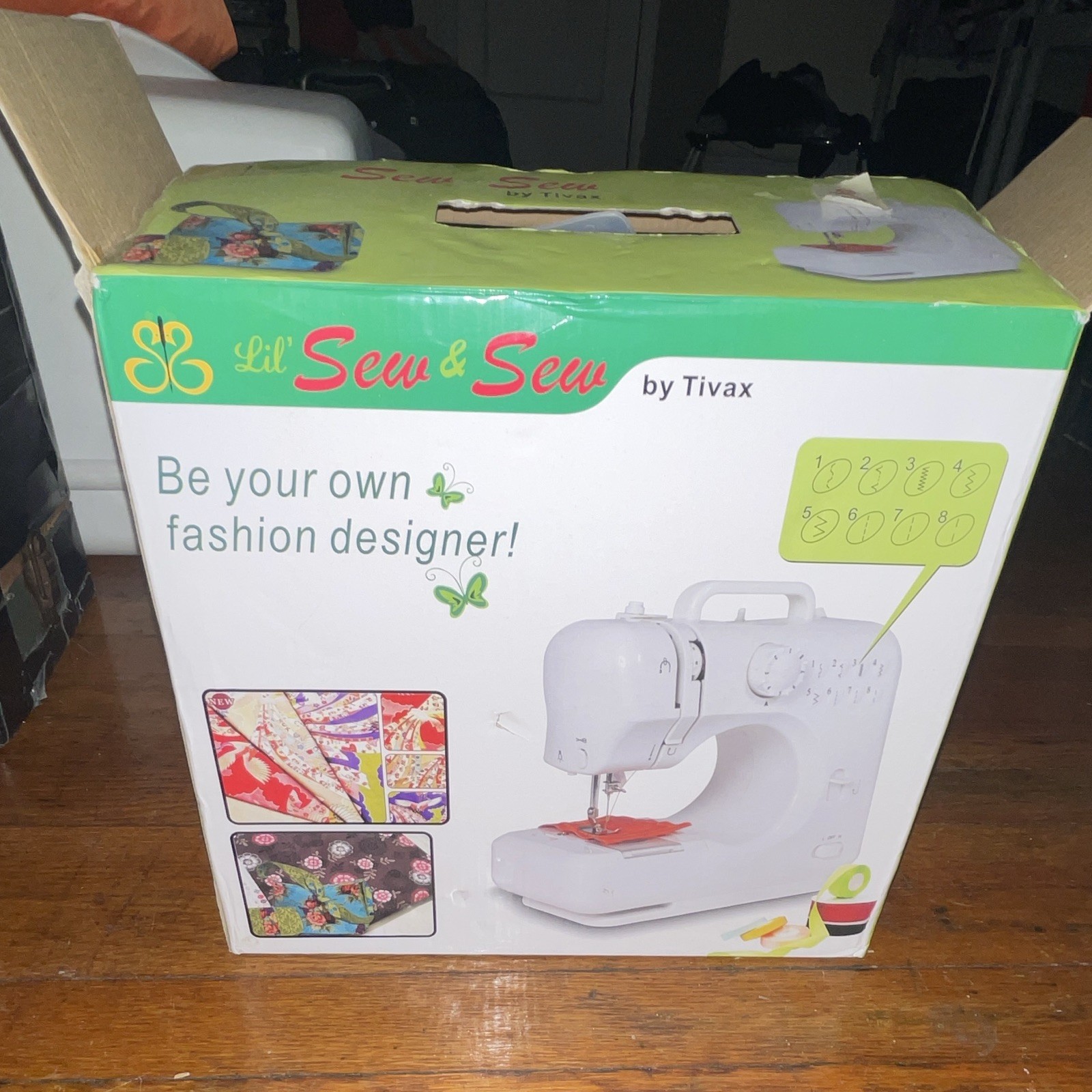 Tivax Lil' Sew & Sew mini electric sewing machine: Portable, Suitable for Sewing