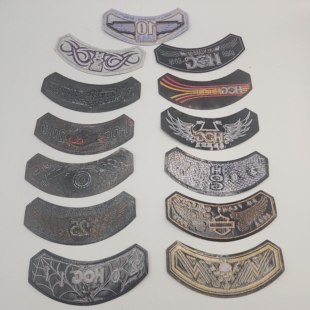 13 HOG Member Patches 2004 - 2018 See Description Harley Davidson