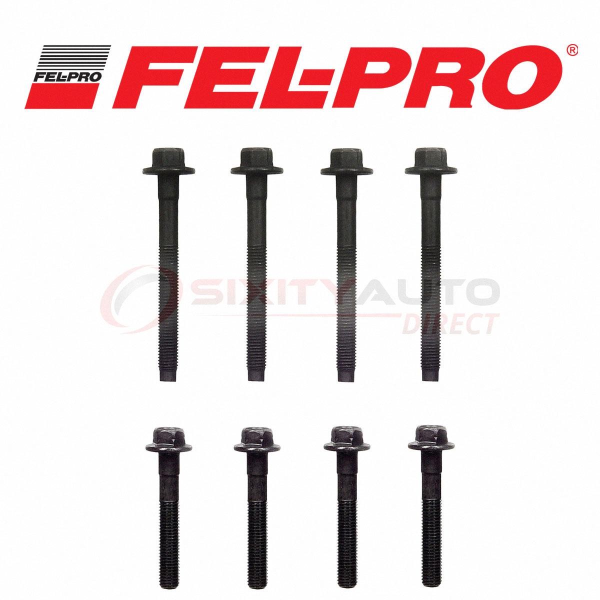 Fel-Pro Cylinder Head Bolt Set for 1982-1988 Lincoln Continental 3.8L V6 - ky