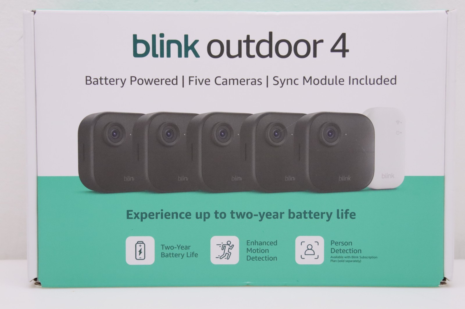 BLINK Outdoor 4th Gen 5-Camera Security System With Sync Module Core Brand New