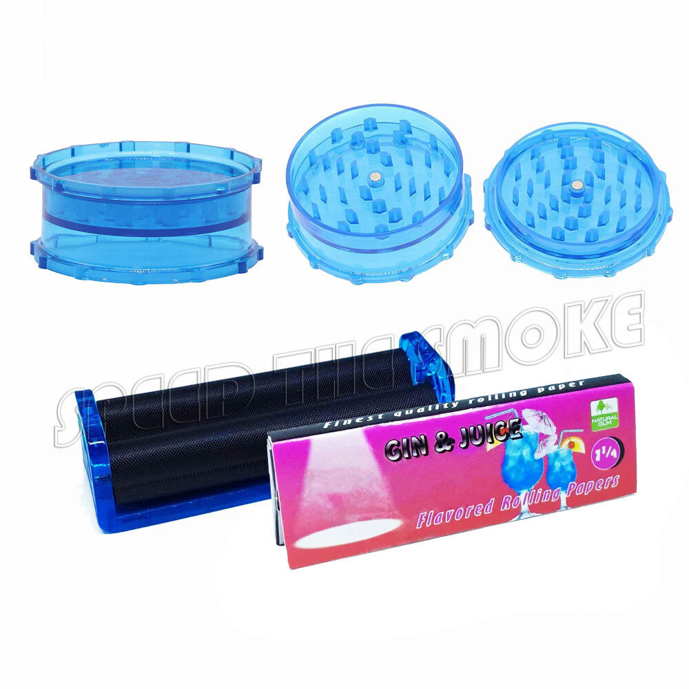 "ROAM SCENE" Smokers Gift Set Starter Pack Rolling Papers Grinder Roller Bag