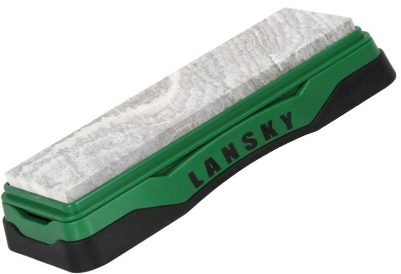 Lansky Soft Arkansas Benchstone 6" x 2" Green Versatile For Knife Sharpening