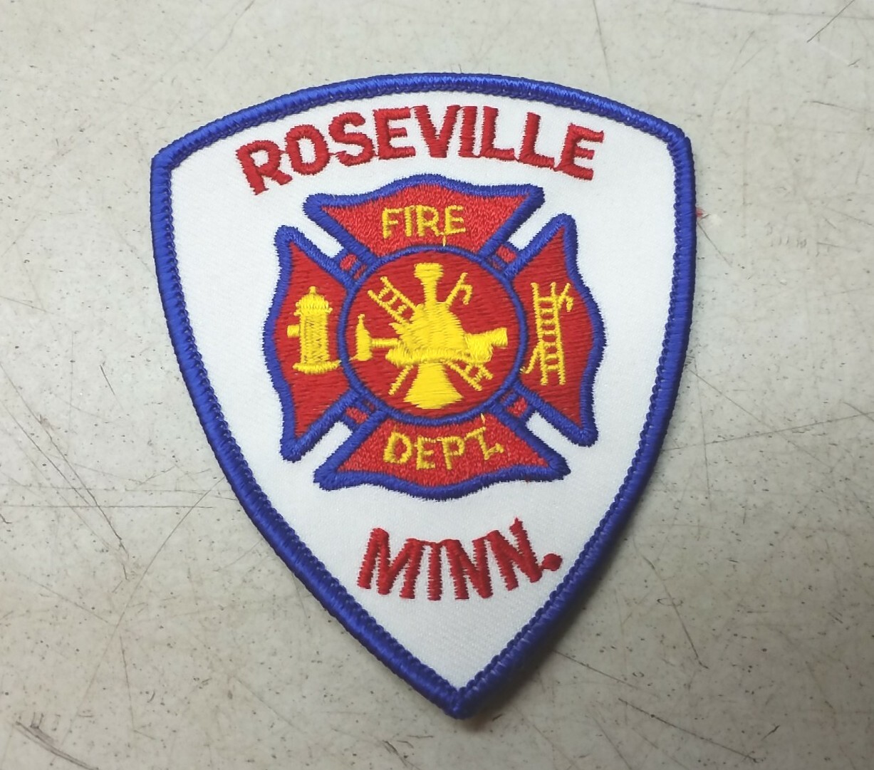 Roseville Fire Department Patch Vintage Minnesota First Responders