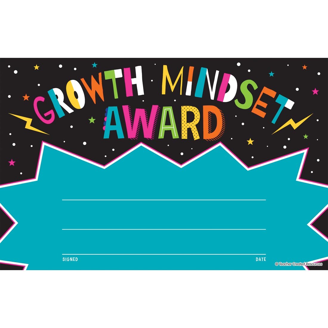 Growth Mindset Awards by Teacher Created Resources