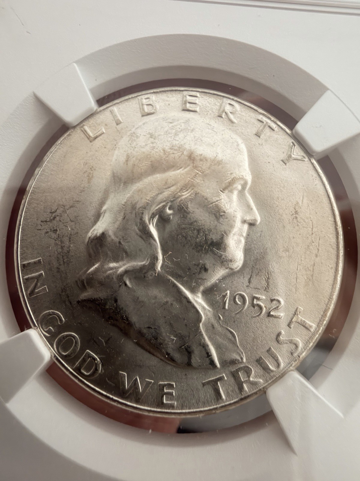 1952-S Franklin Half Dollar NGC MS-64 - Semi-Key Date