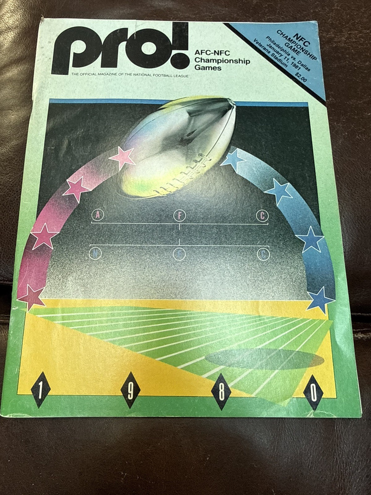 PRO ! Magazine Nfc Championship Eagles Versus Dallas Very Good Condition