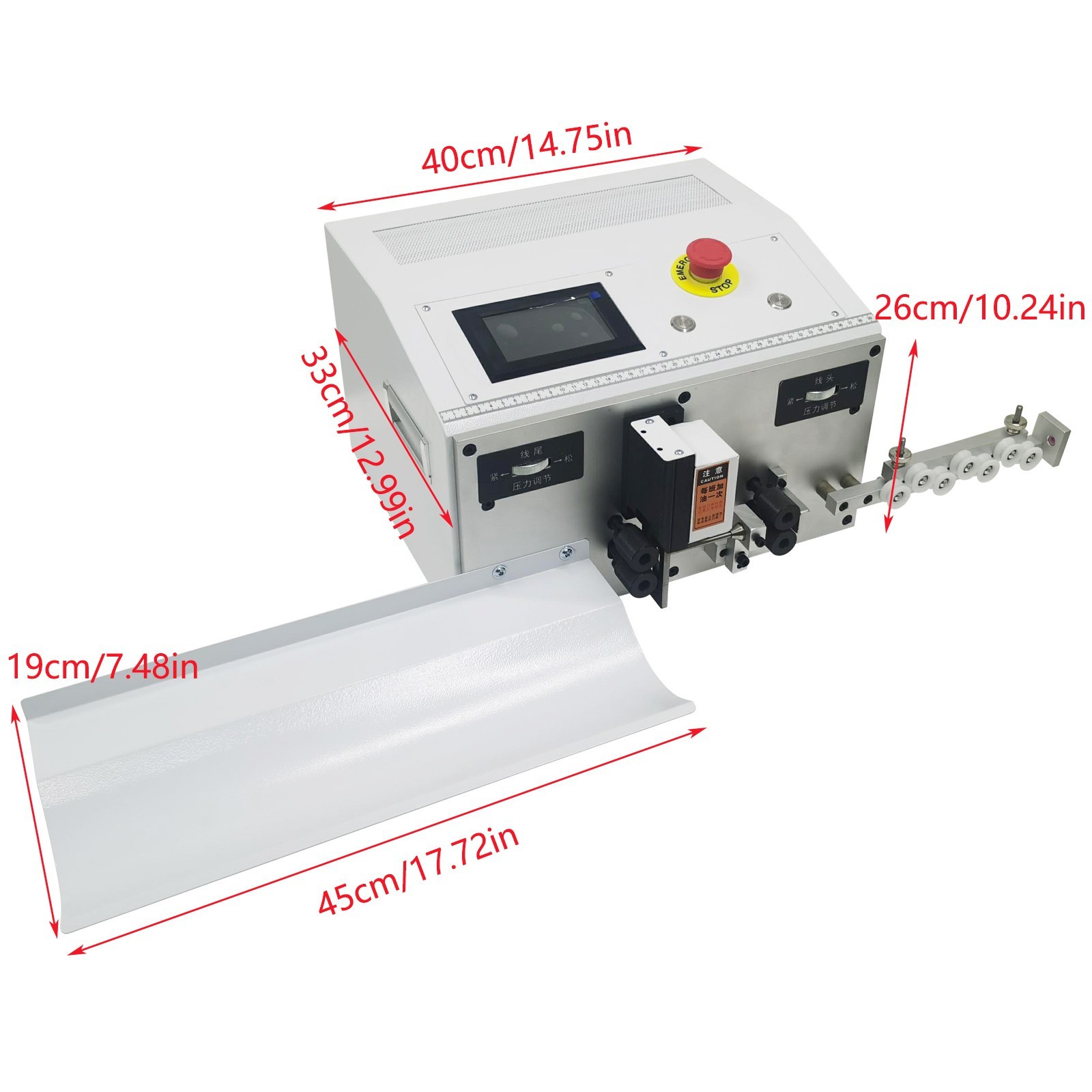 Automatic Wire Cable Stripping & Cutting Machine Multi-function Digital Display