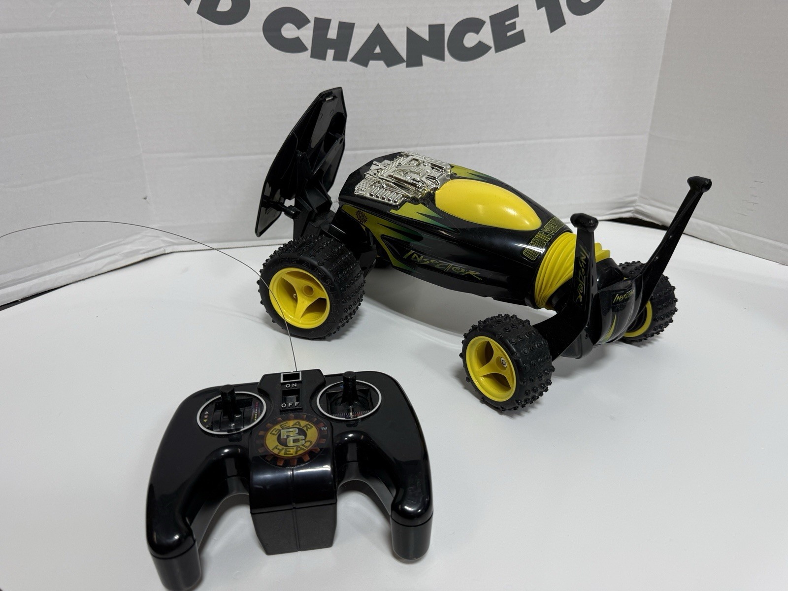 Vintage 2000 DSI Toys Insector Mechanix RC Car w/Remote +battery (READ DESC)