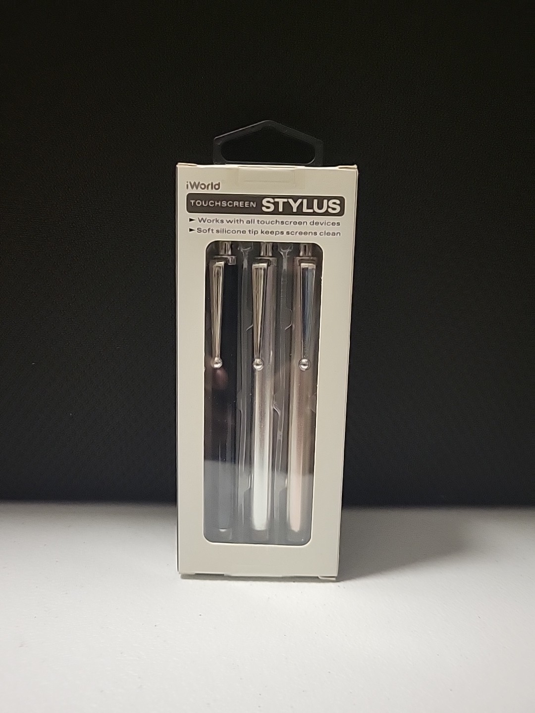 Stylus 3-Pack of iWorld Touchscreen Stylus in Multicolors
