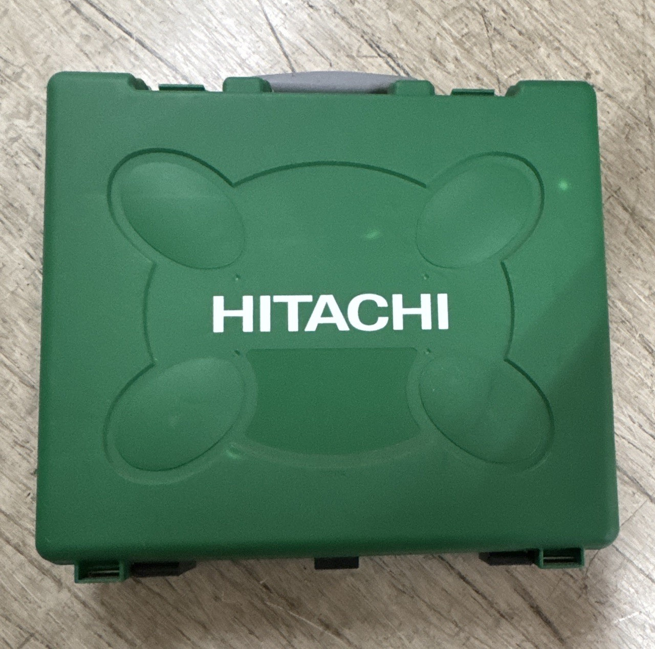 Hitachi 18V Cordless Drill Set with Case & Battery, Green/Black