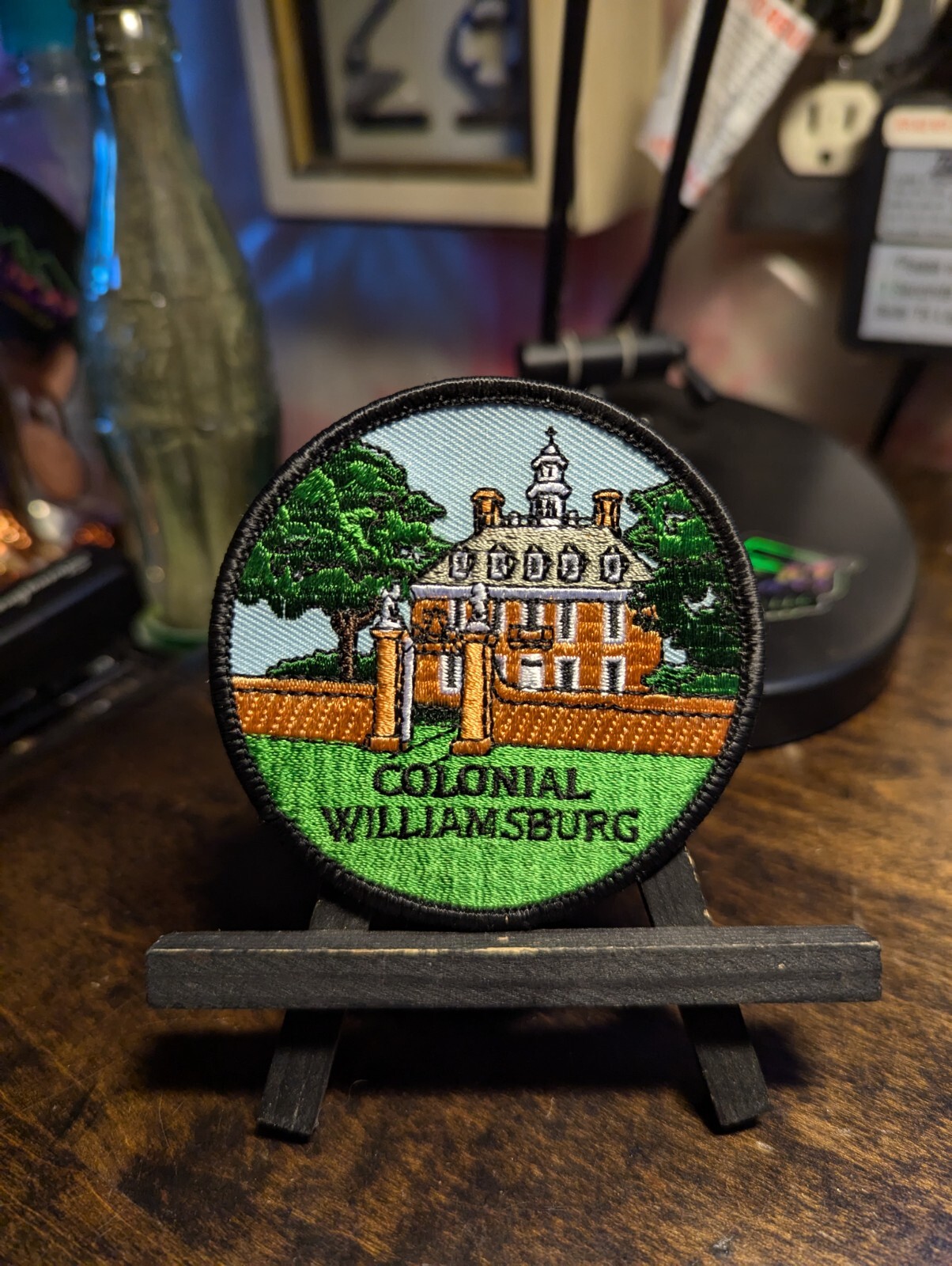 Colonial Williamsburg Souvenir Patch Virginia Collectible 3" Iron-On Unused