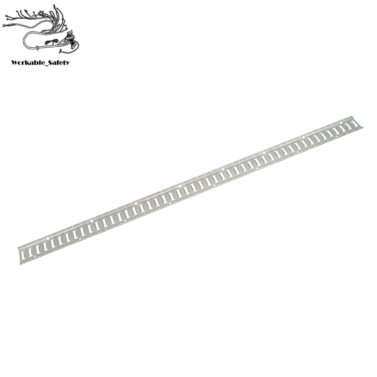 Silver 28 Pack 8 Foot E Track Rails Zinc Plated Steel For Cargo Trailer Tie Down