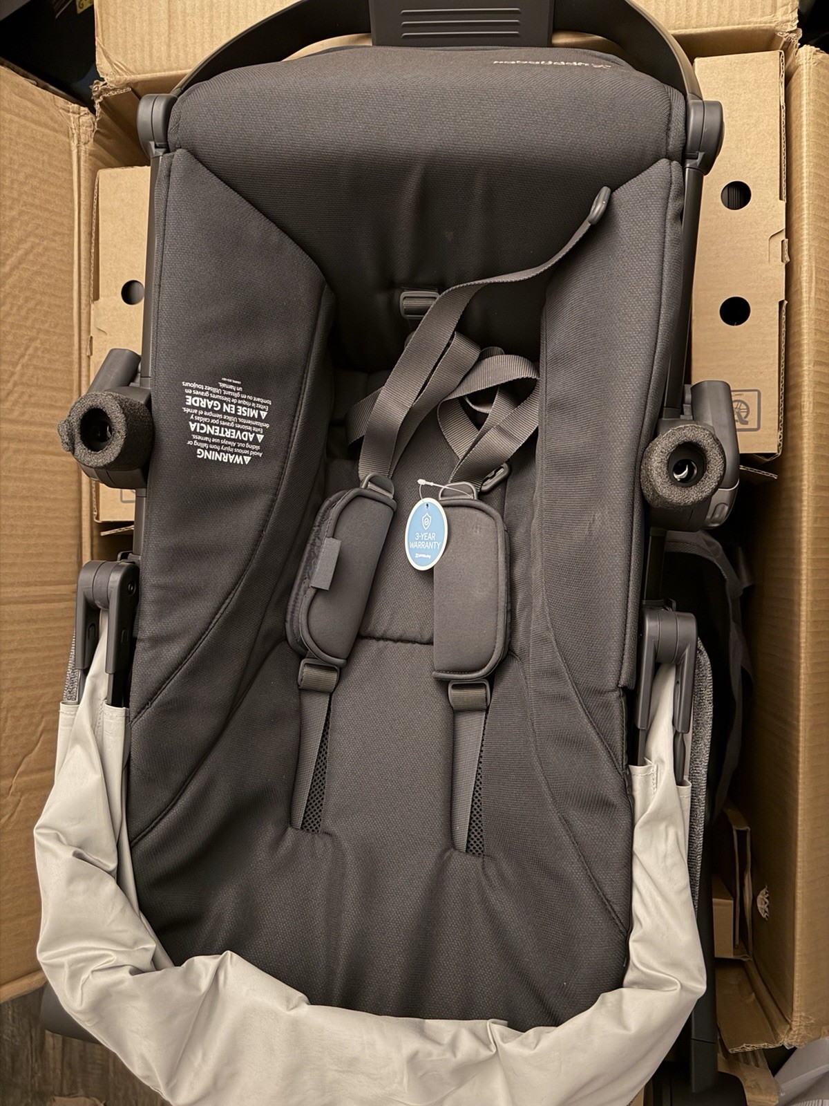 READ DESCRIPTION UPPAbaby Vista V3 Stroller Gray Greyson