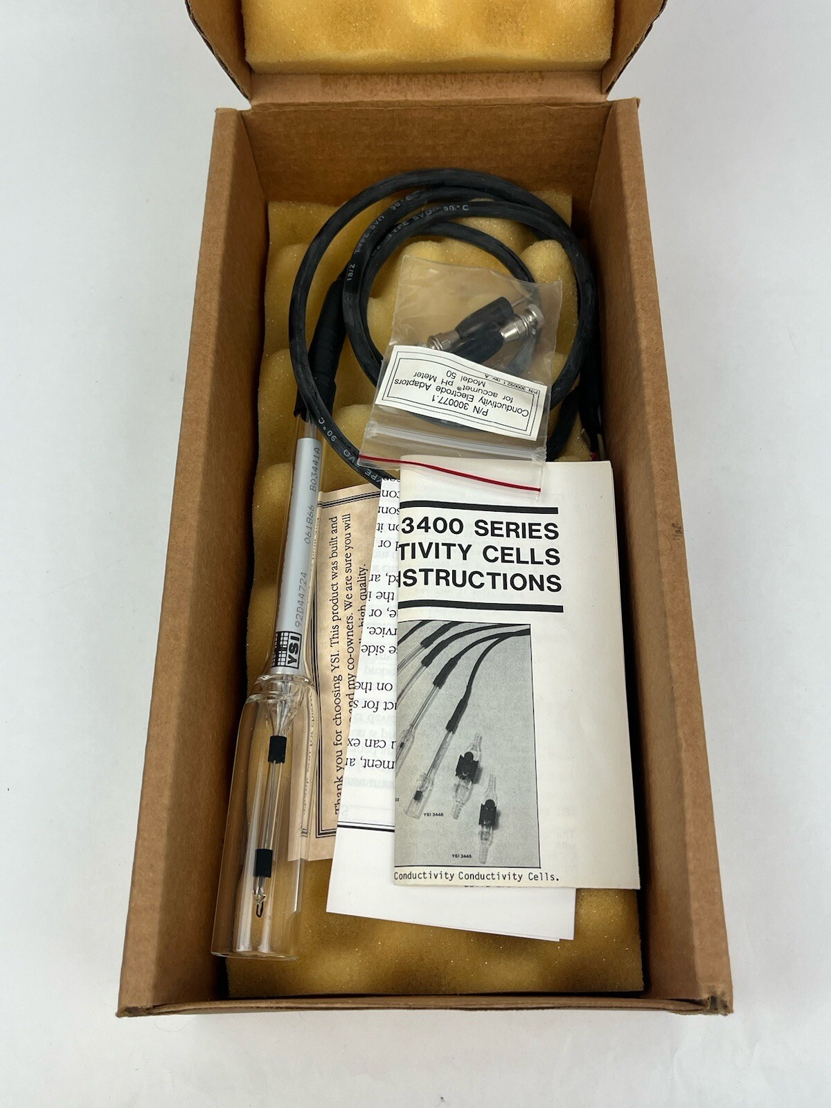 YSI 3401 CELL K=1.0/CM CONDUCTIVITY CELL - Open Box