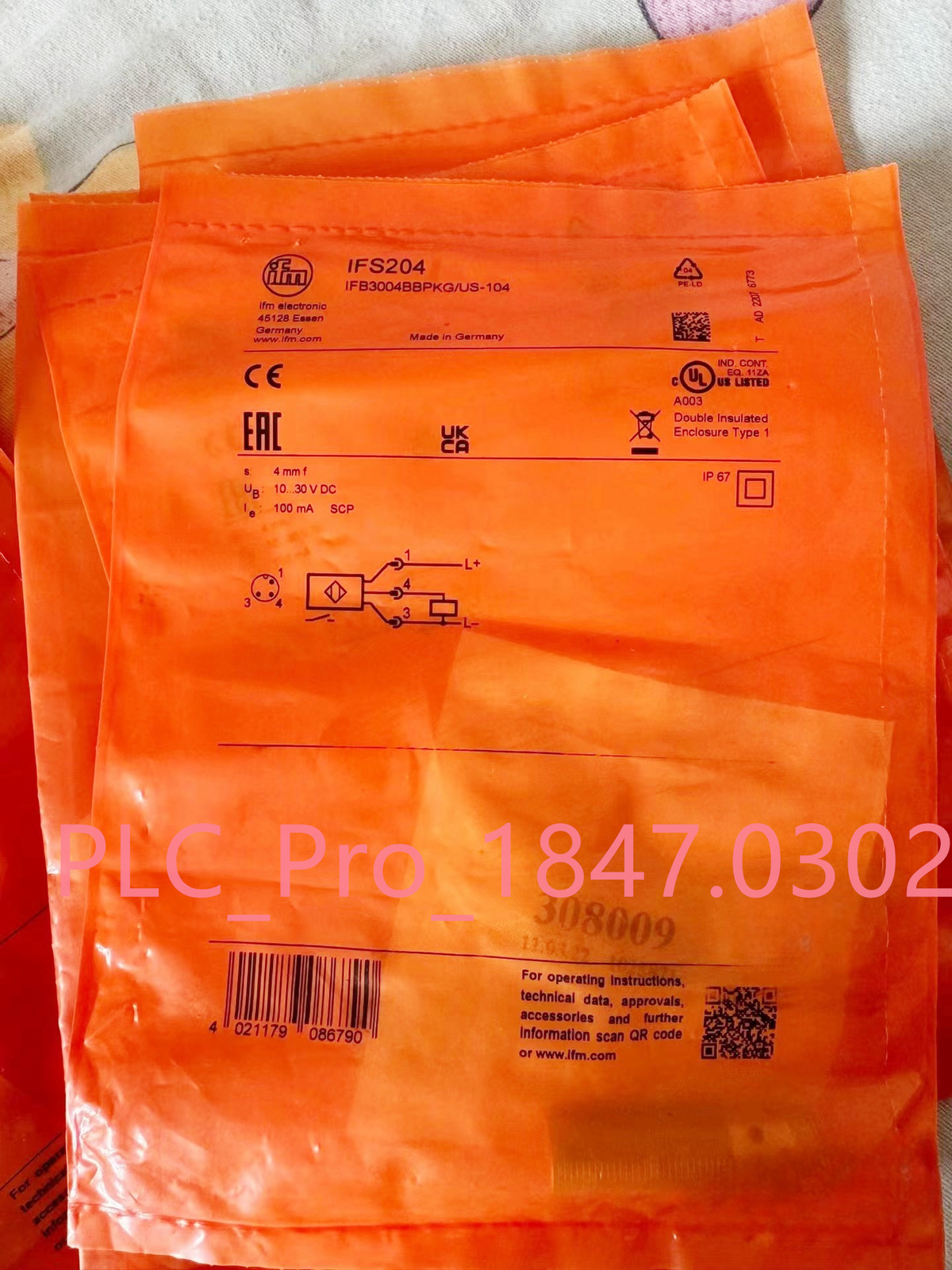 IFS204 1PCS Brand New IFM IFS204 Proximity Switch Sensor  Fast delivery