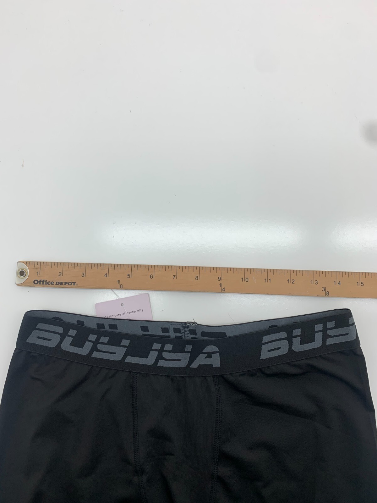 Buylya Mens Black Athletic Compression Leggings Size Large