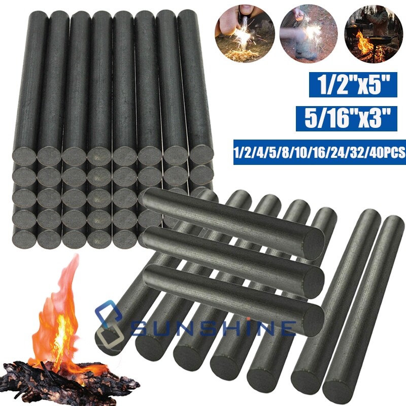 Lighter Flint Ferro Rod Magnesium Emergency Fire Starter Camp Outdoor Survival