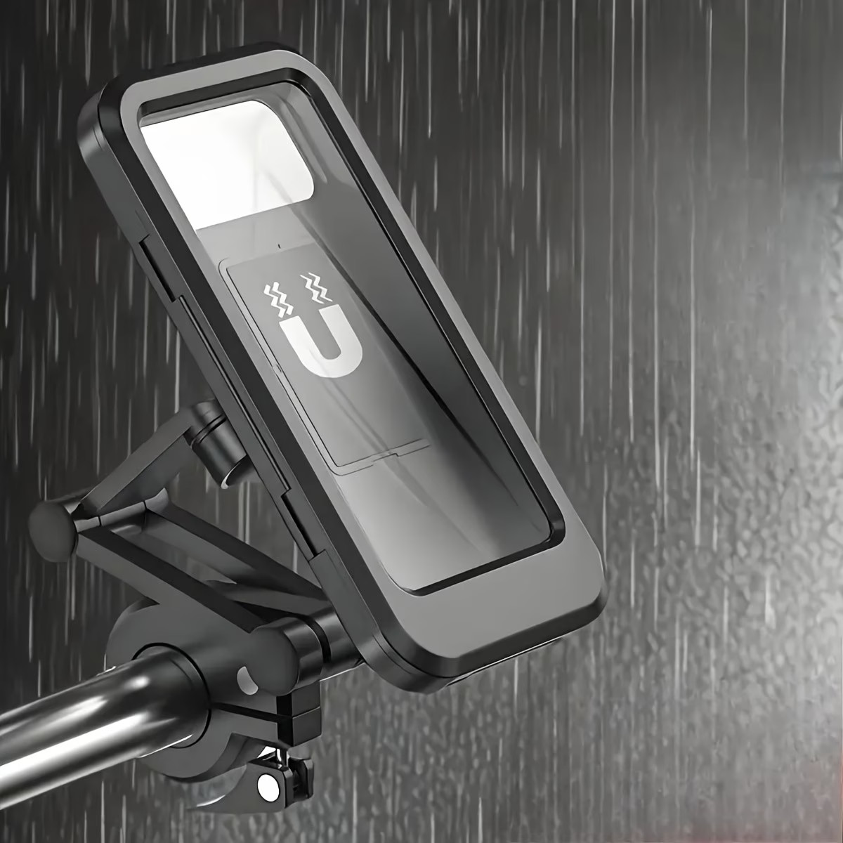 Waterproof Bike Phone Mount Handlebar Motorcycle Bicycle Cellphone Holder Case