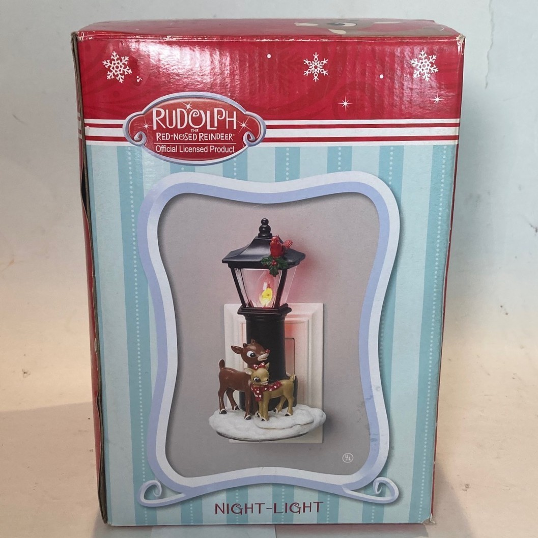 Rudolph & Clarice By Roman 7 Inch Plug-In Night Light
