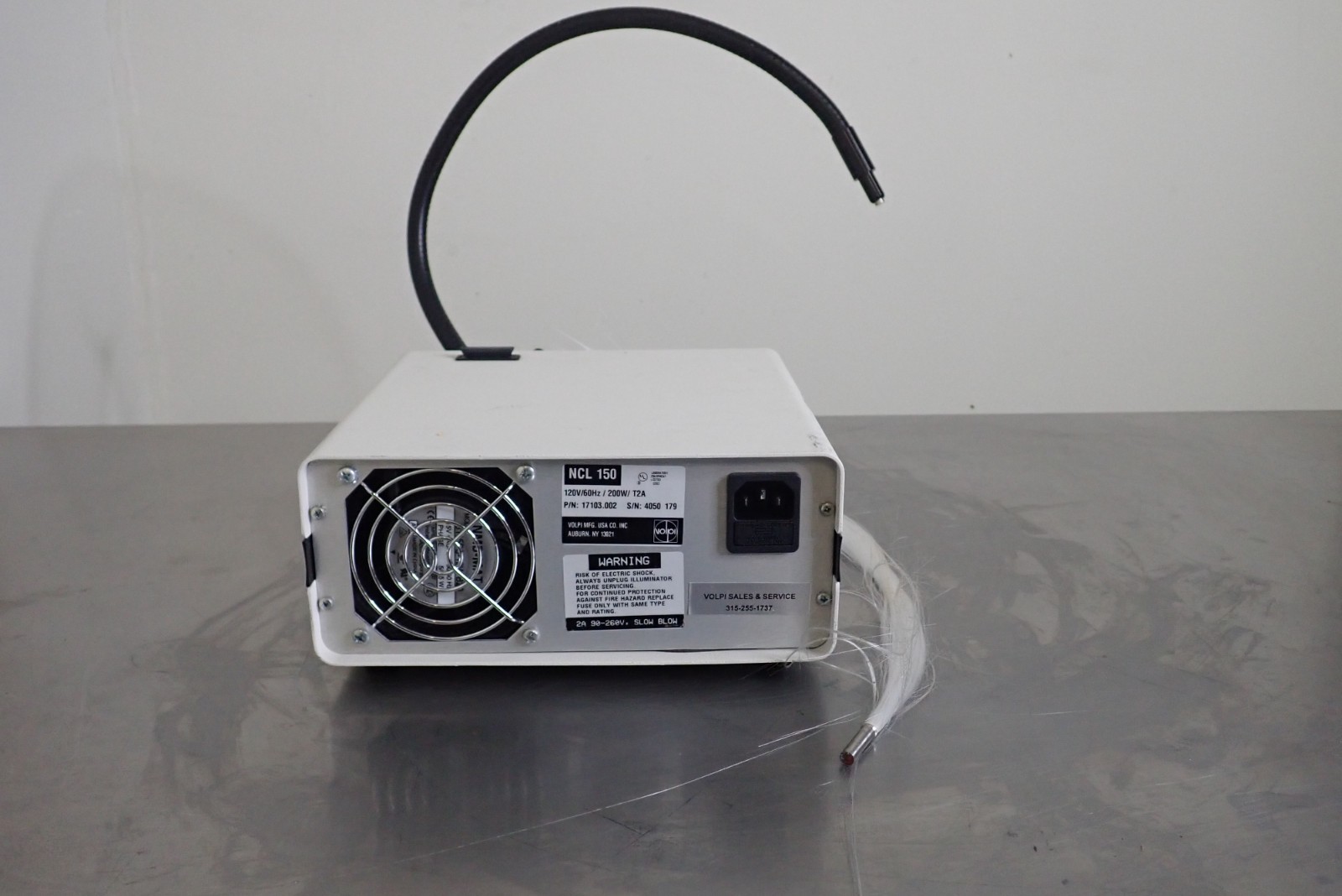 Volpi NCL 150 Fiber Optic Illuminator w/ Light Guide
