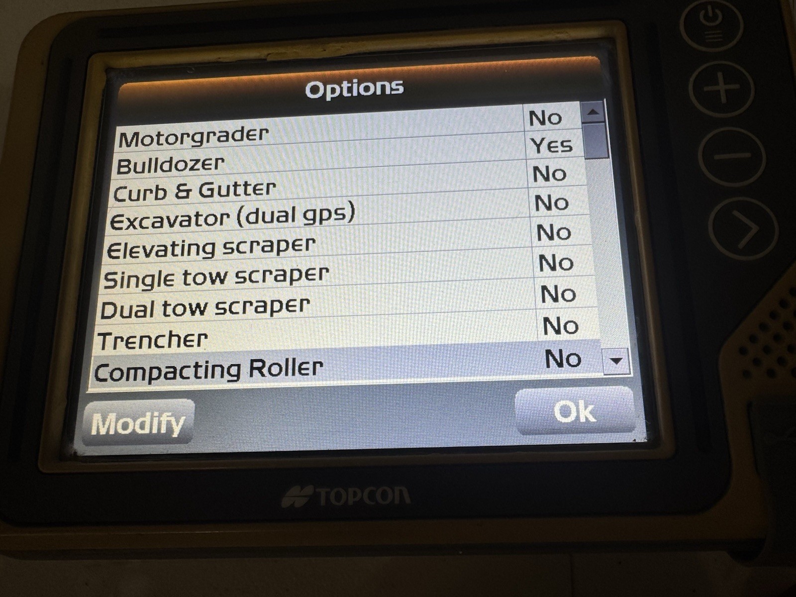 Topcon GX-55 Graphical Machine Control Display Box for Bulldozer or Excavator