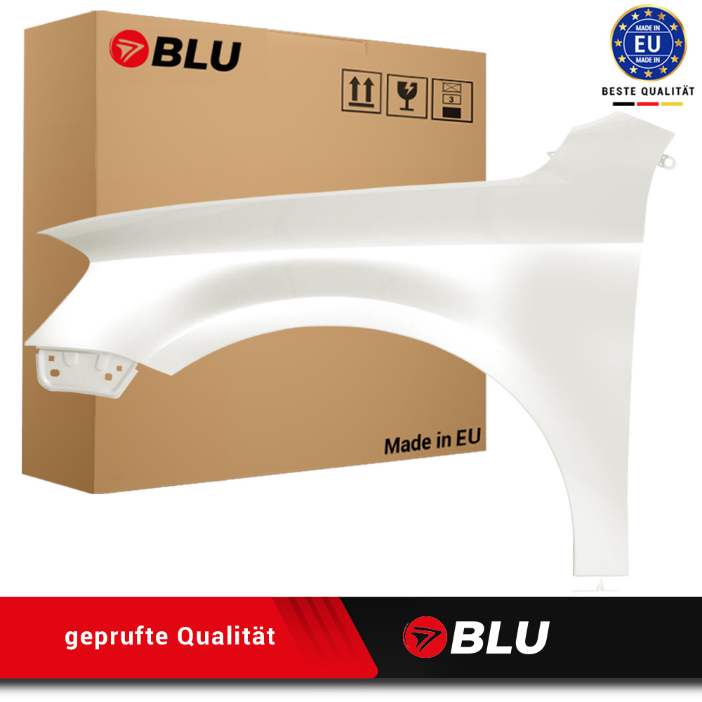 Fender For VW Passat B7 LB9A Left White 10-14 Front Painted Candy White New