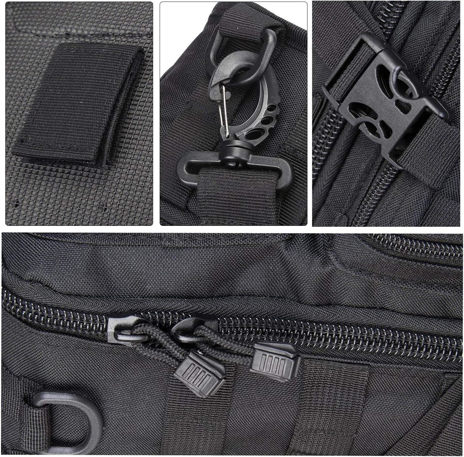 Durable Nylon Tactical Backpack with Molle System - 20L Capacity for Versatility