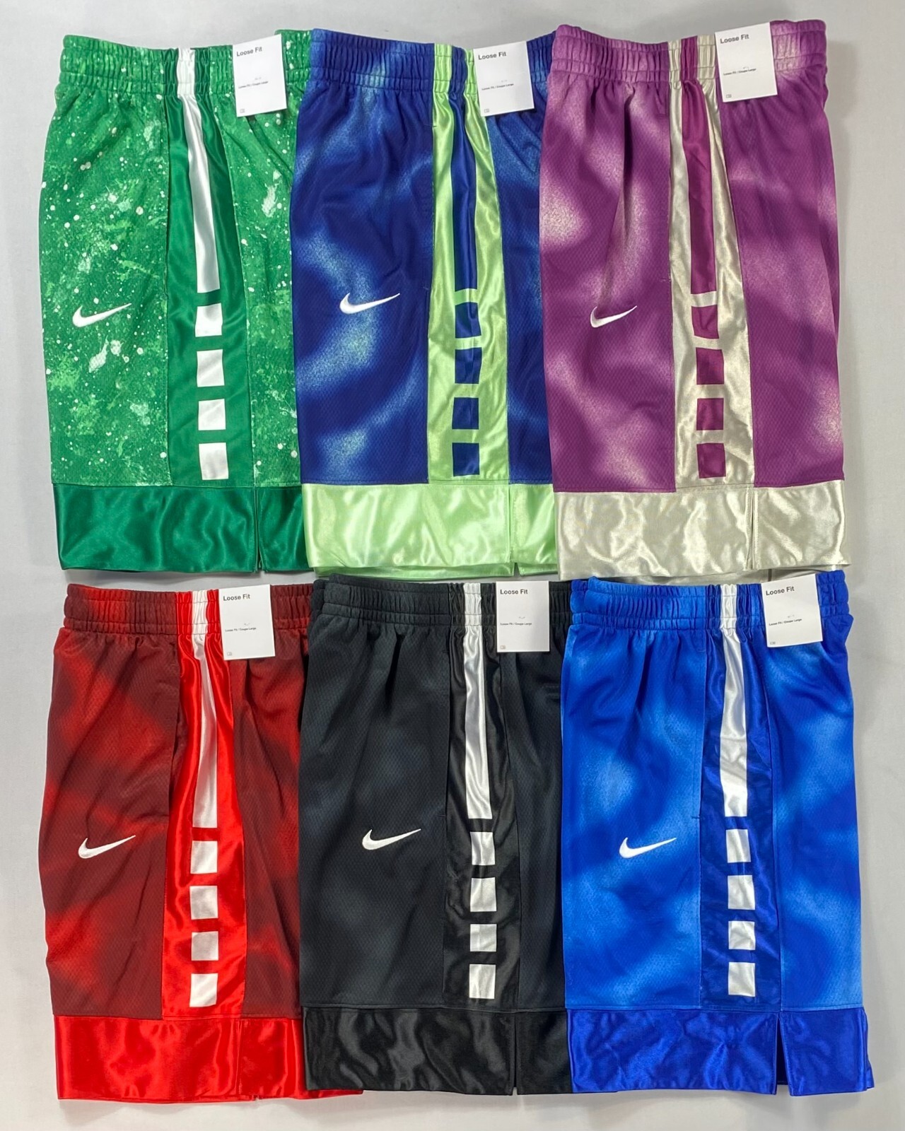 Boy's Youth Nike Dri-Fit Loose Fit Elite Basketball Shorts NEW