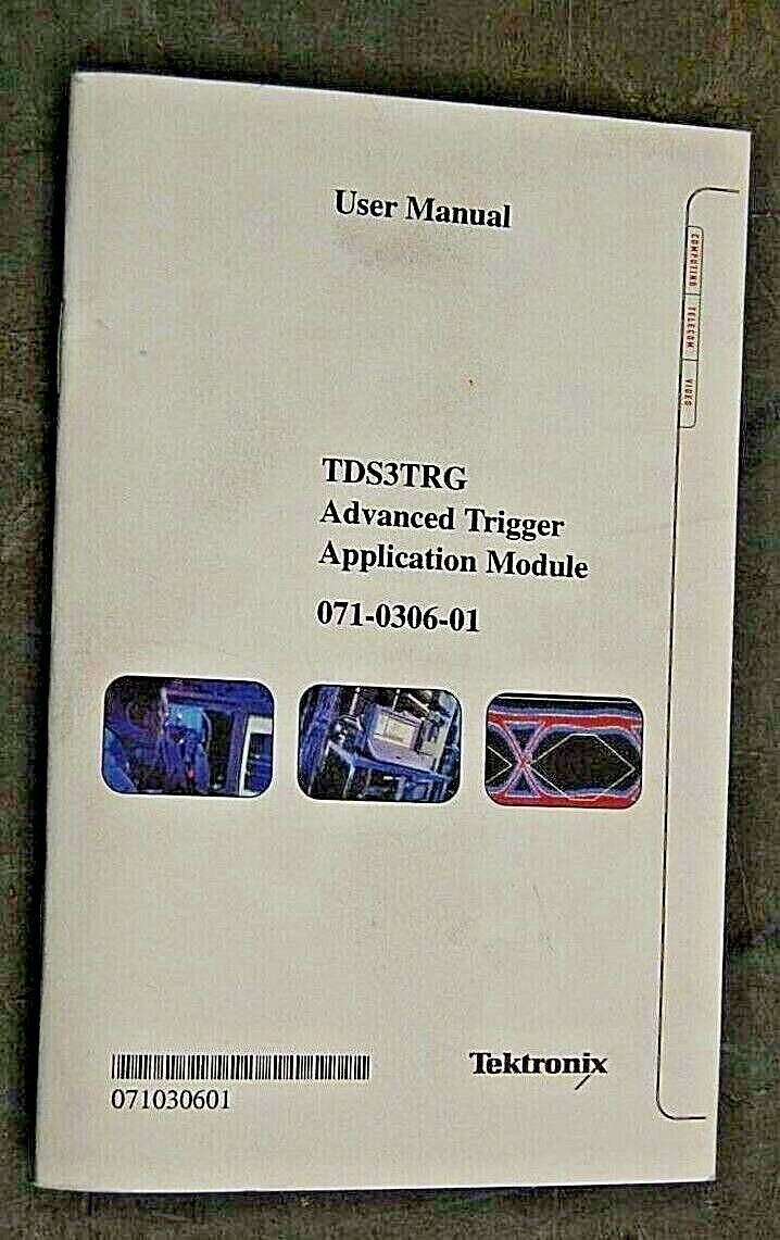 Tektronix TDS3TRG Advanced Trigger App. Module (071-0306-01) User Manual