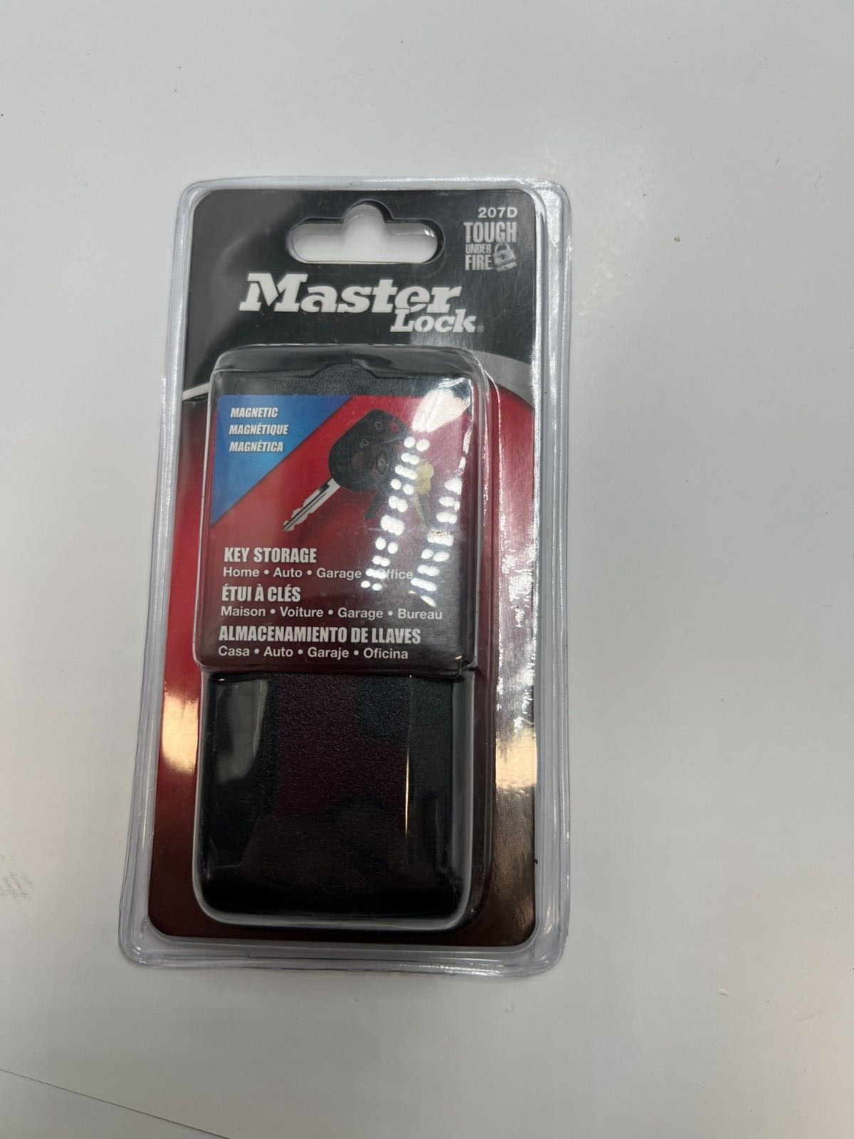 Master Lock Genuine OEM 207D Tough Under Fire Magnetic Key Storage (Black)