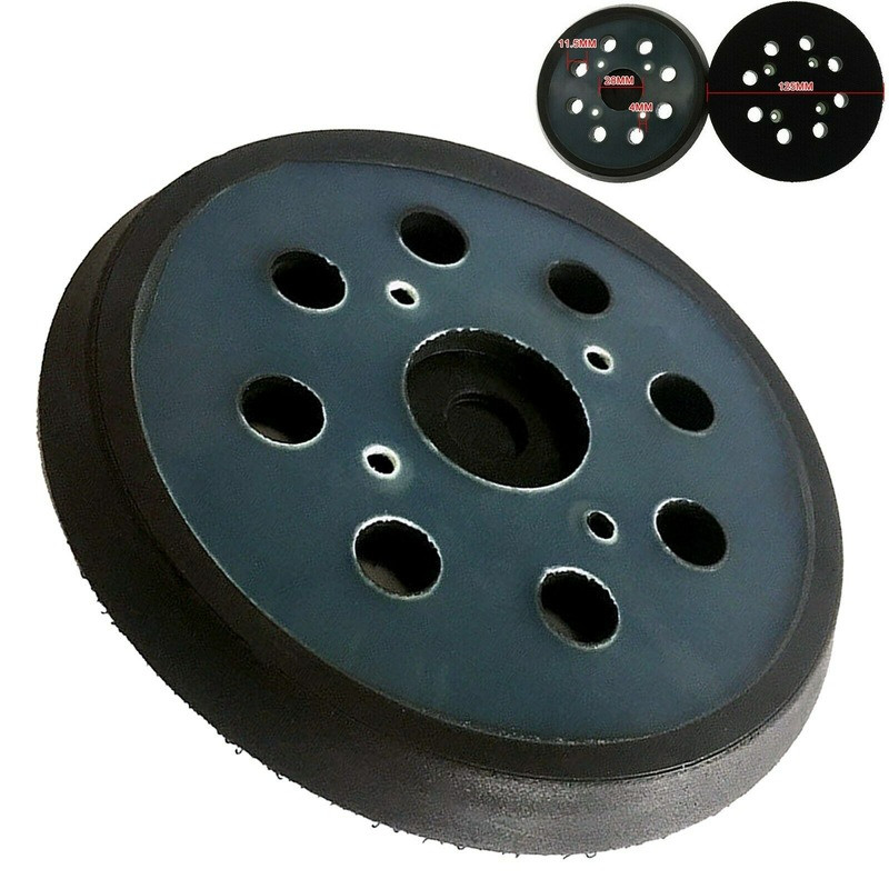 5"Hook and Loop Sander Pad Replacement 8 Holes Sanding Backing Polishing Pad