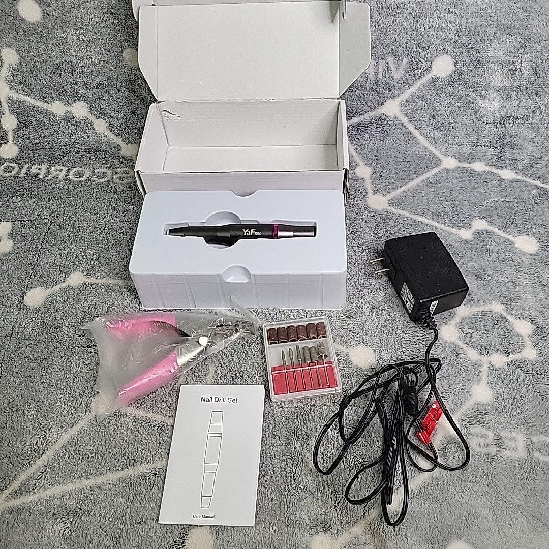 Yafex Nail Drill Set For Fingernail And Toenail Care New