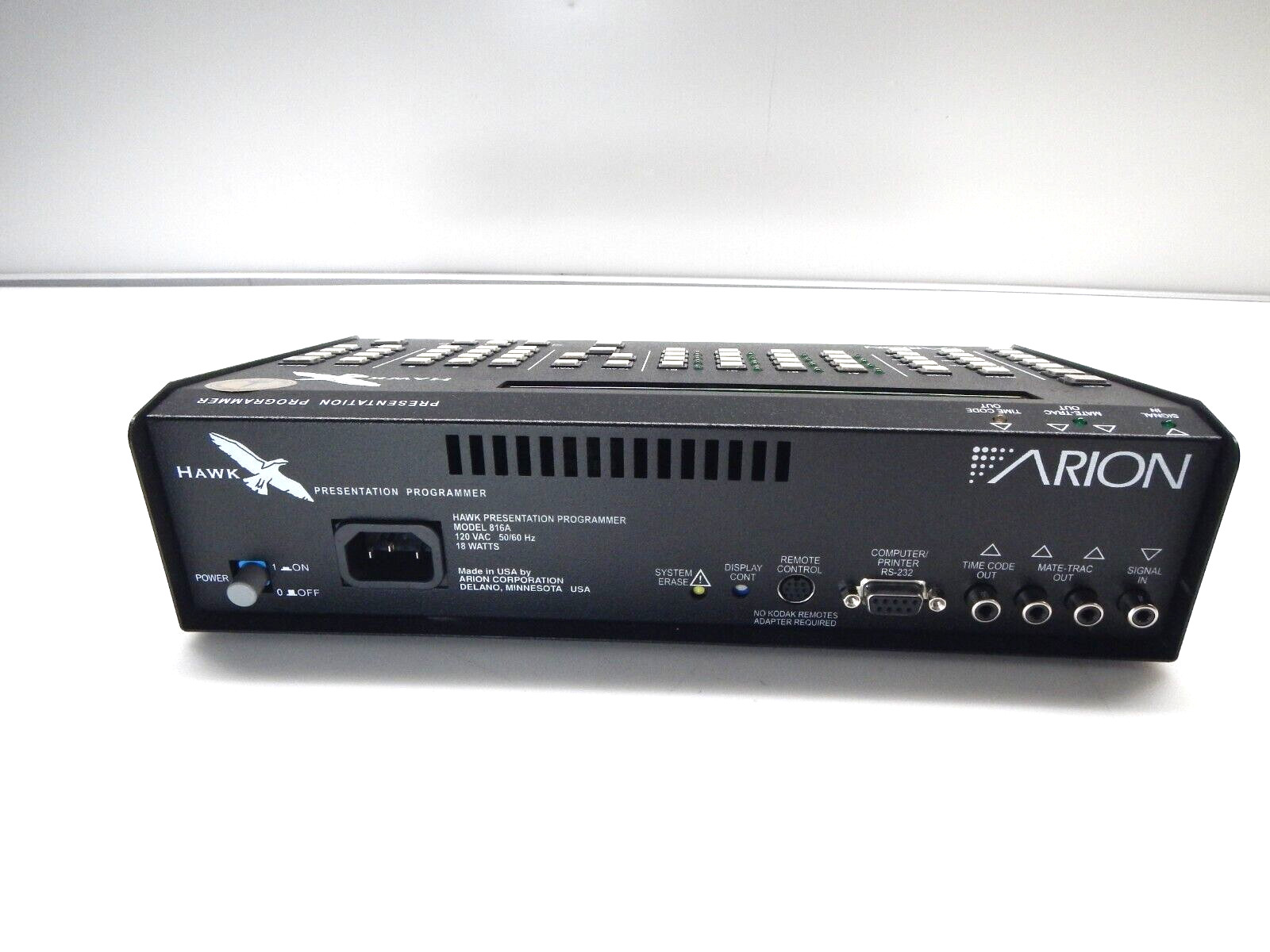 Hawk Presentation Programmer by Arion - Tested for Power On