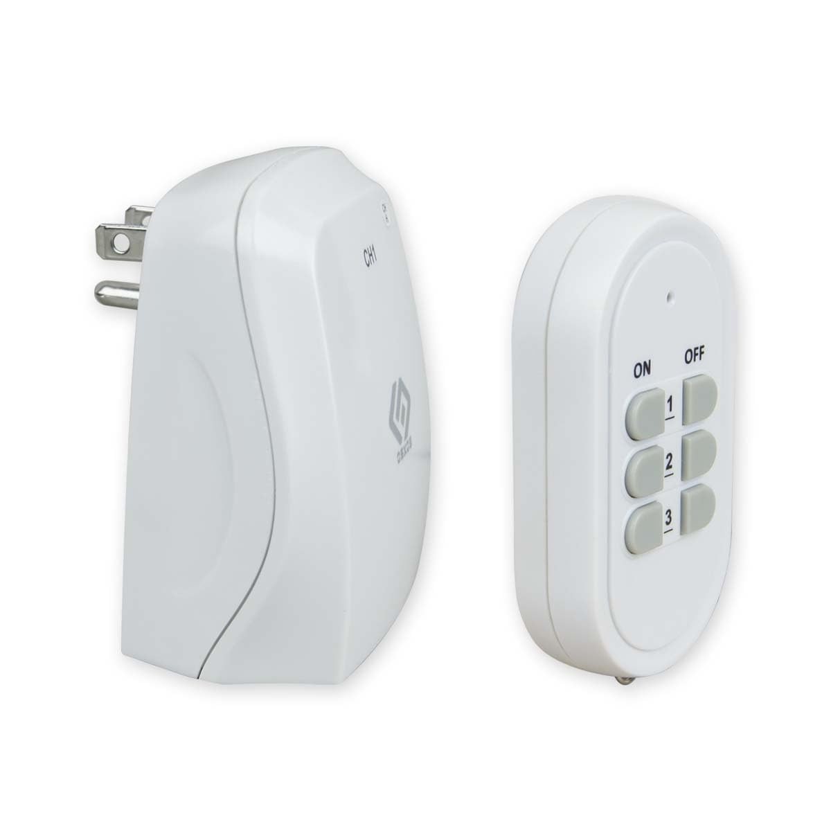 Indoor Wireless Remote Control Outlets – 100-Foot RF Range, 3 Receivers & 1 R...