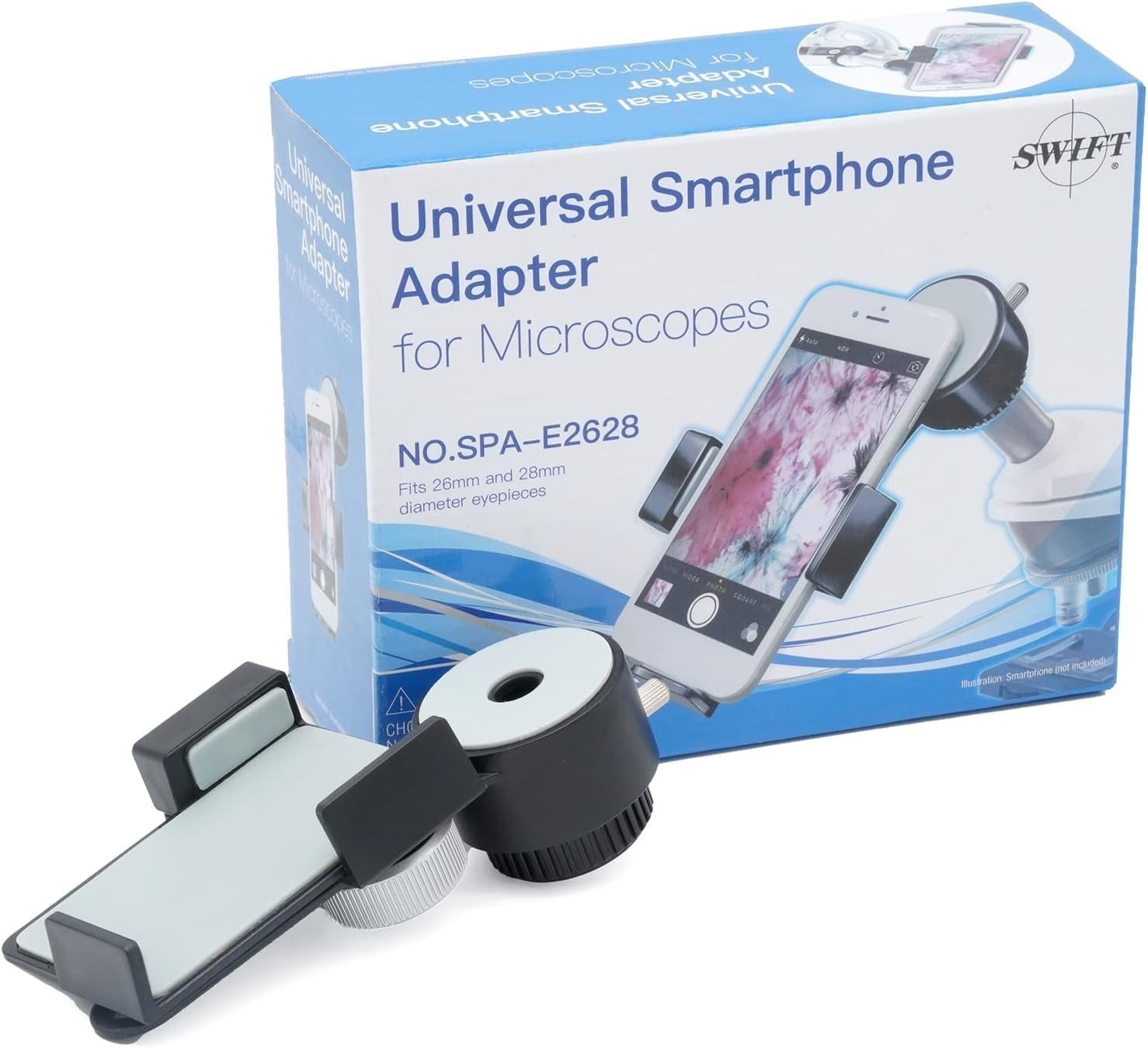 Swift Microscope Lens Adapter Smartphone Camera Mount Accessory 26mm 28mm
