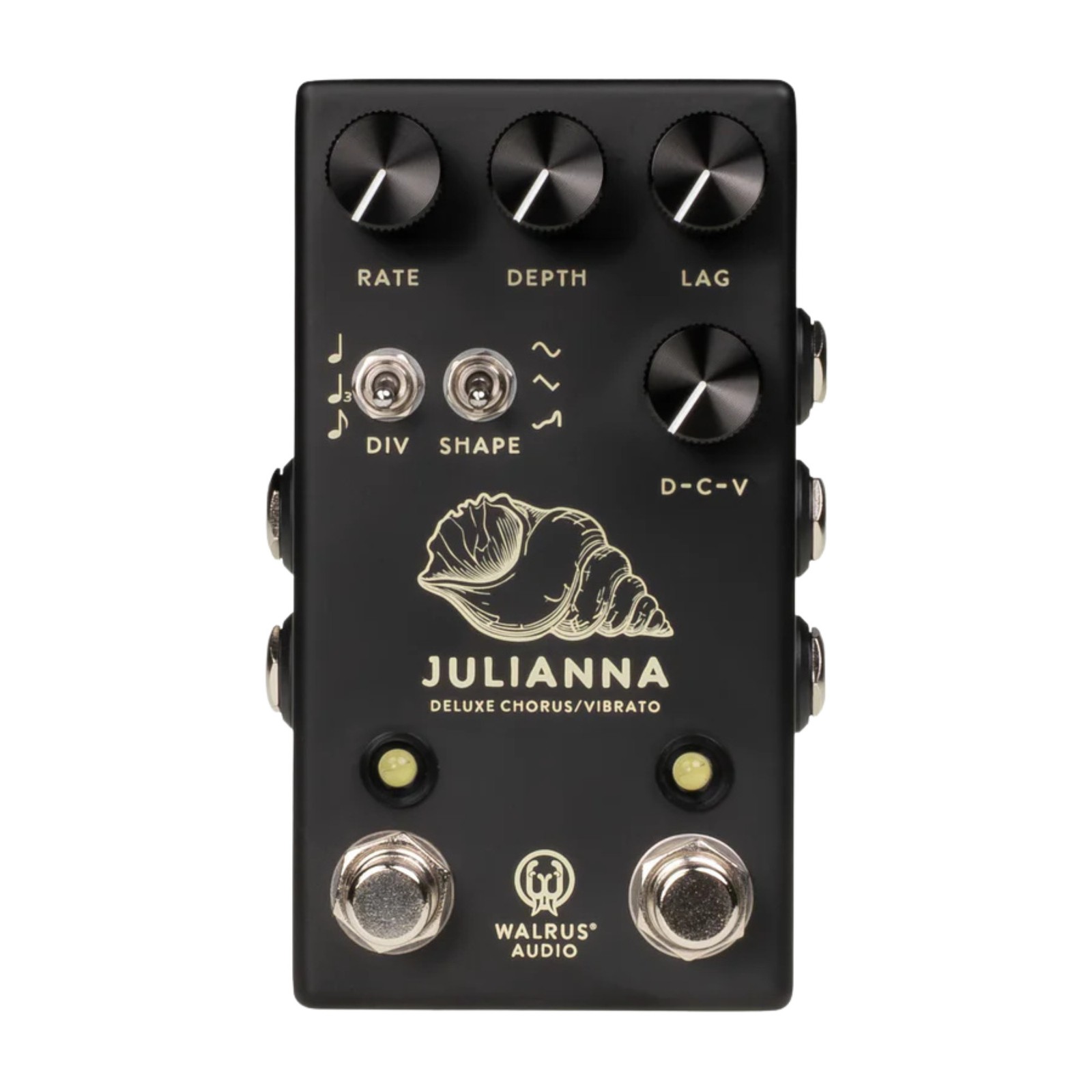 Walrus Audio Julianna Deluxe Chorus/Vibrato Effects Pedal, Black