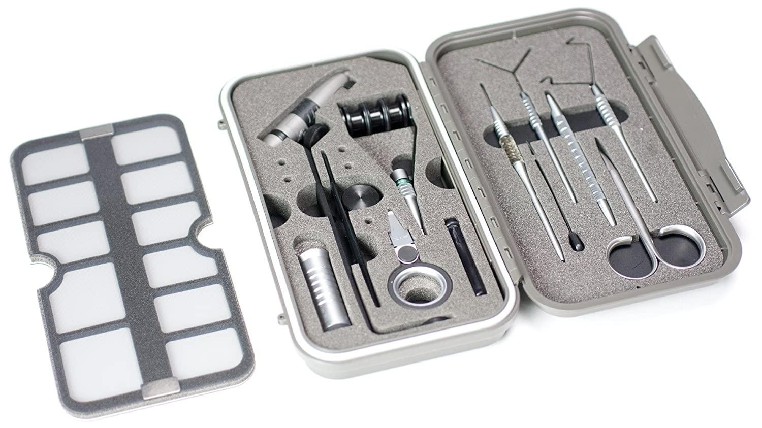 C&F Design CFT-1000 "Marco Polo" Fly Tying System Portable Vise Kit with Case