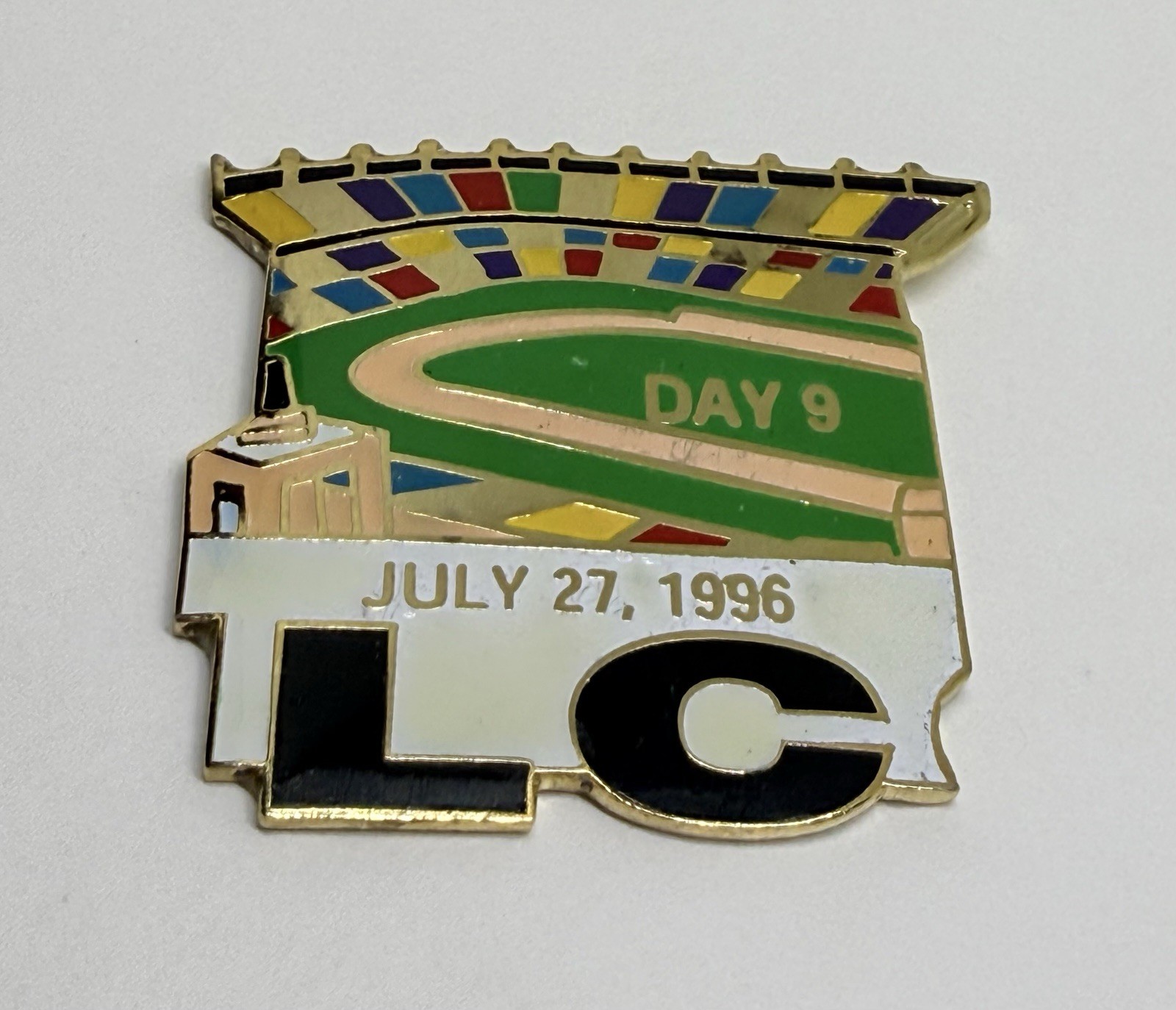Atlanta Olympics 1996 Day By Day 9 Letter Puzzle Piece LE 200 Lapel Pin (14B)