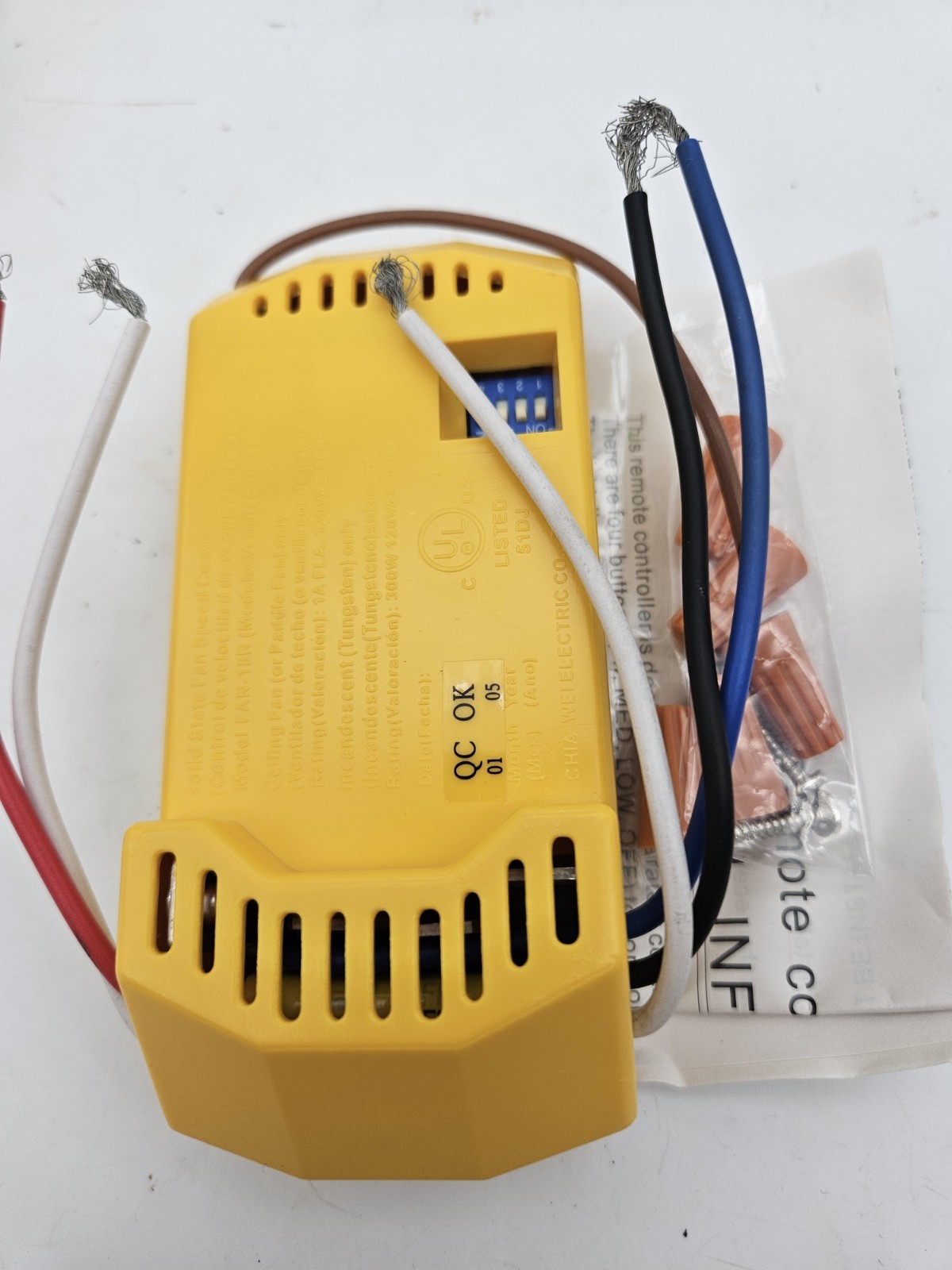 FAN-18R Remote Receiver Hampton Bay Harbor Breeze