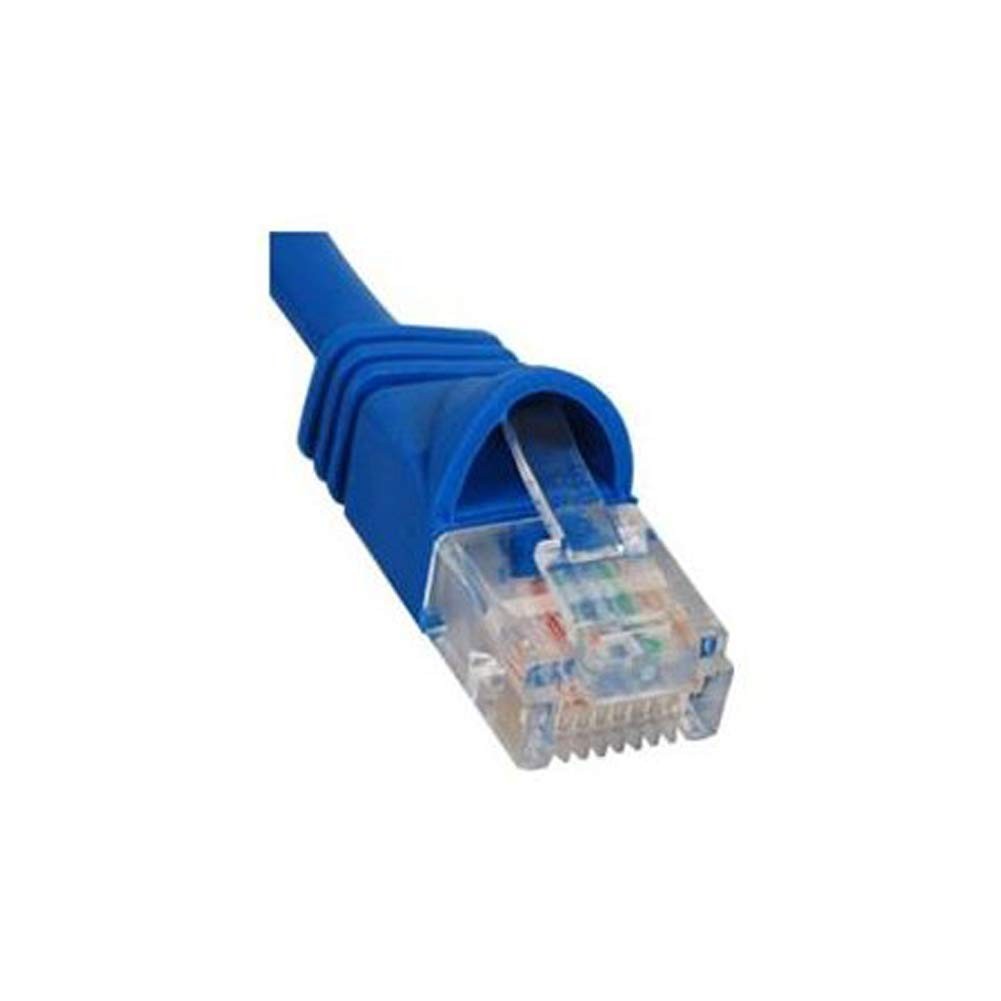 ICC CAT5e Molded Boot Patch Cord, Blue, 1 FT, Single