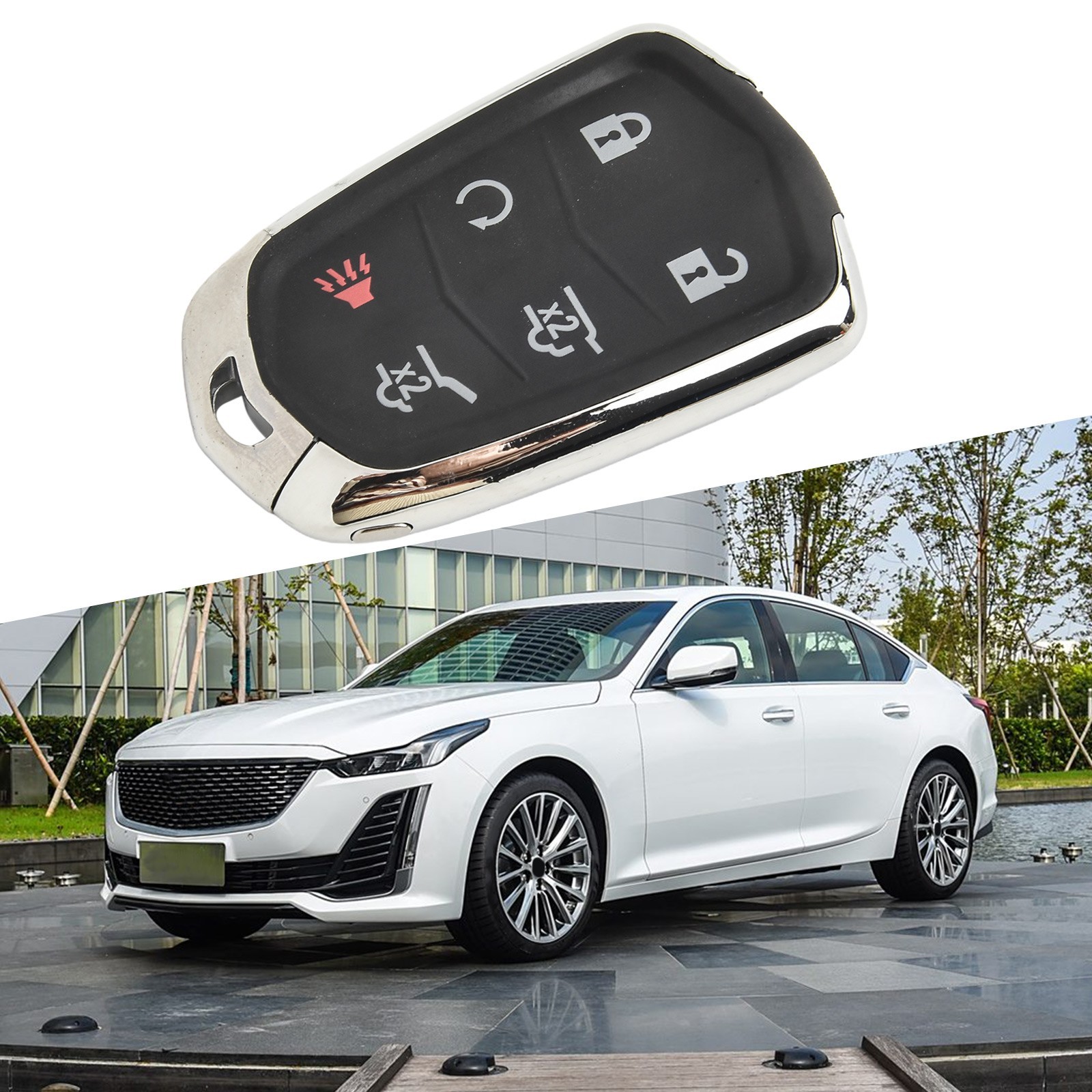 Long Lasting Car Key Shell Easy Installation Exquisite Parts Replacement