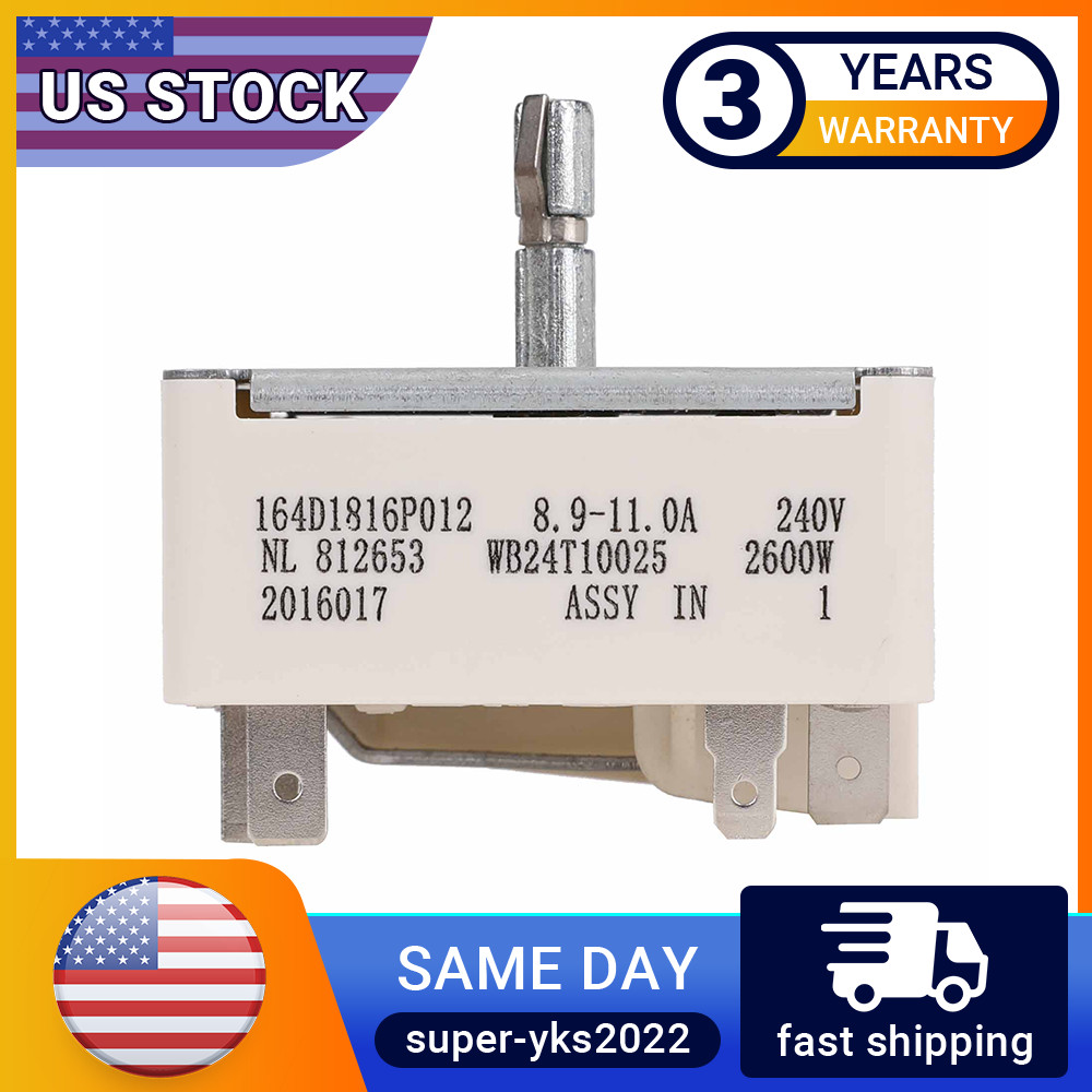 Unit Infinite Surface Switch WB24T10025 PS236750 For GE Electric Range Burner