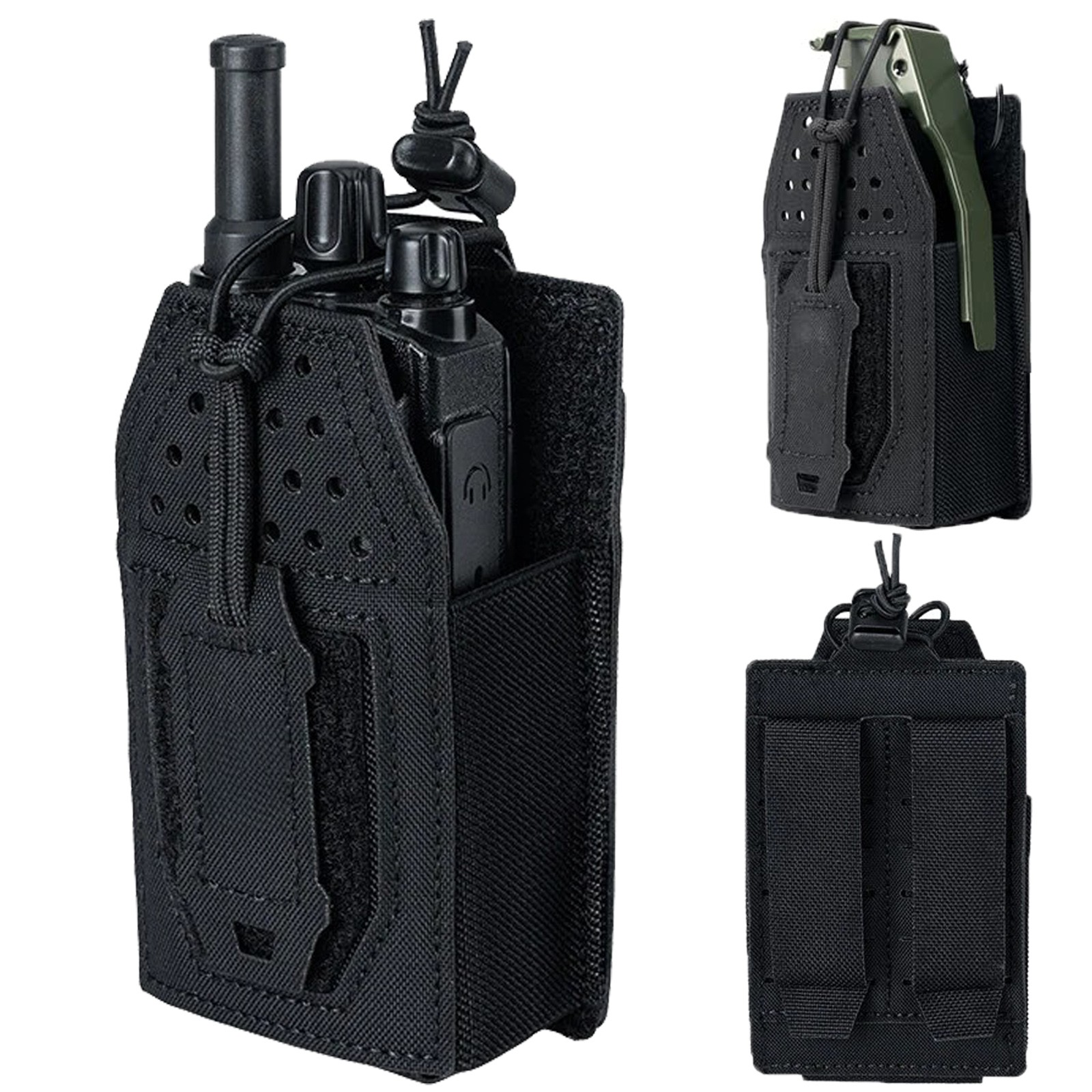 Tactical Radio Holder Molle Radio Pouch Outdoor Radio Case Heavy Duty Radio Bag