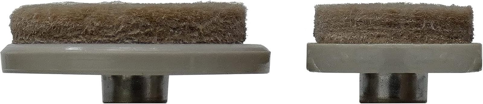9936 Nail on Furniture Glides with Felt Pads, 1-Inch and 1-1/2-Inch, 20-Count, A