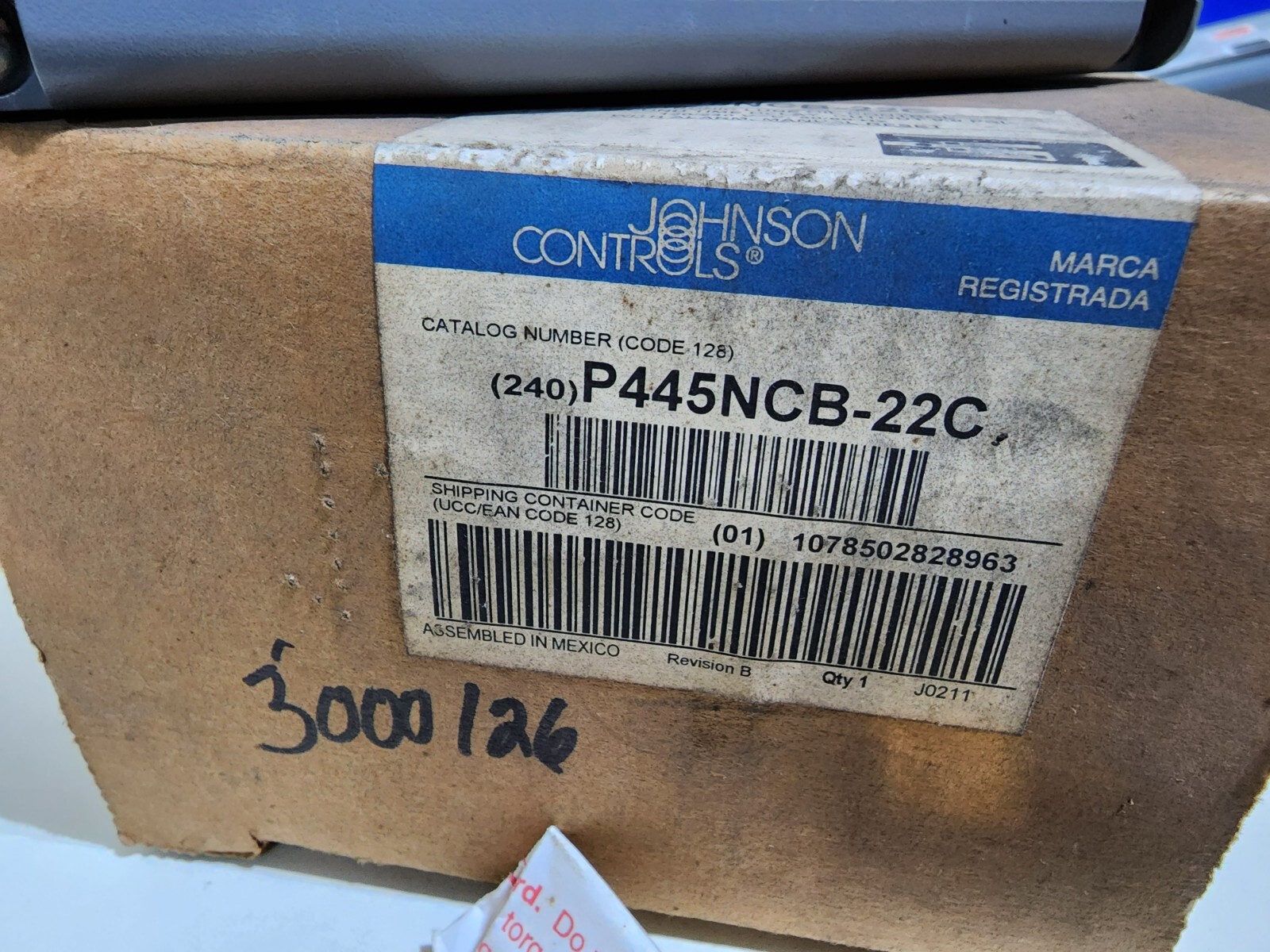 Johnson Control P445NCB-22C Sensor Inventory Shelf 19-C-Clear