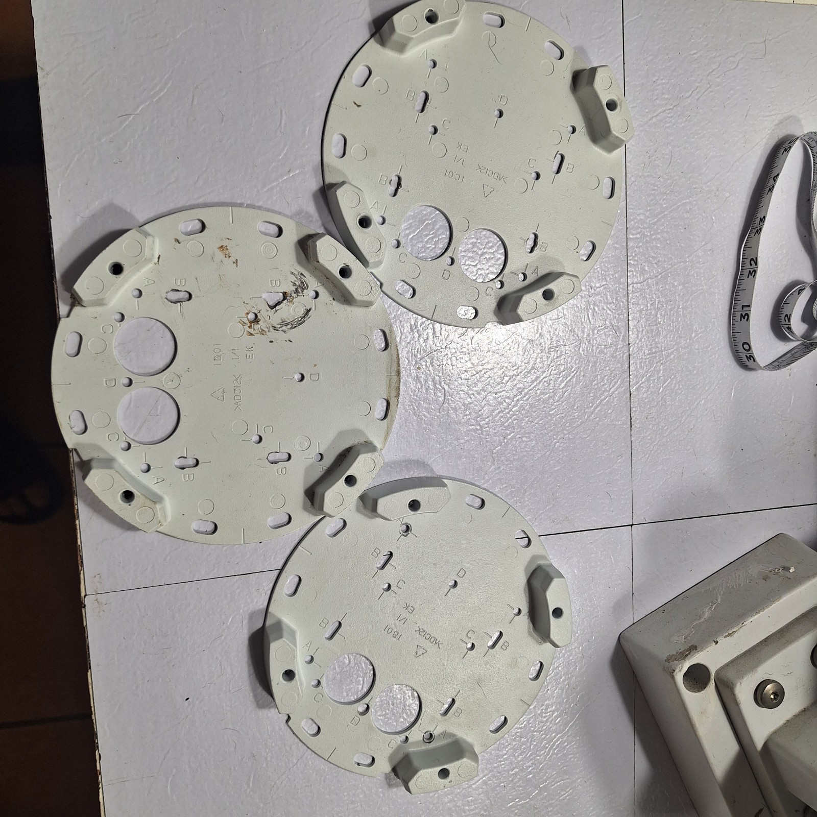 3) Axis Communication Mount Plates