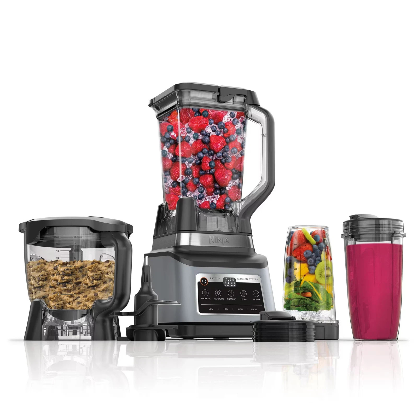 Ninja Professional Plus Kitchen System Blender and 8-Cup Food Processor with iQ