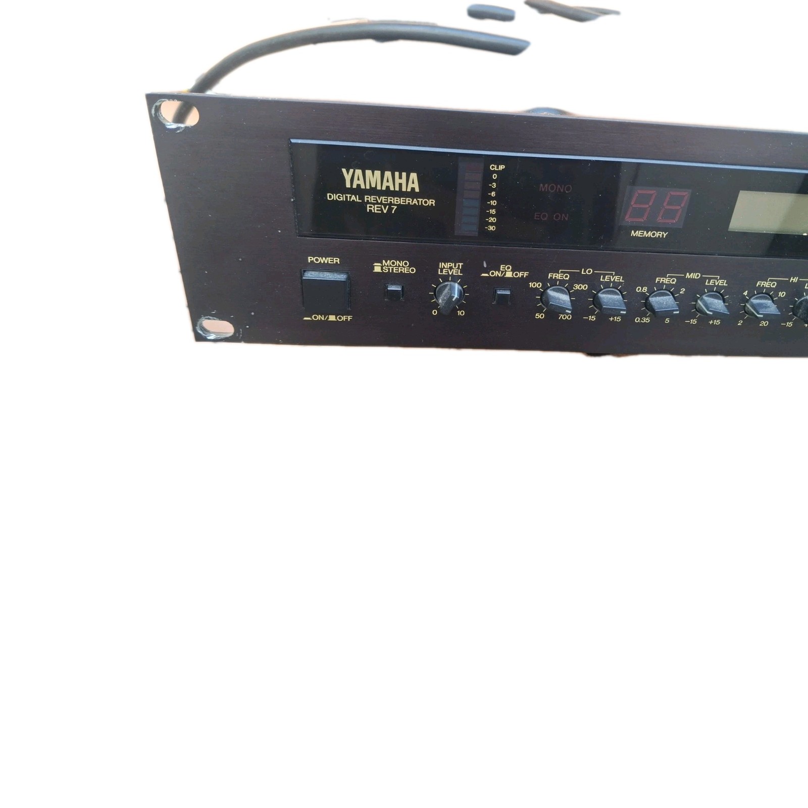 Yamaha Rev 7 Digital Reverberator Tested Working All Functions Fast Shipping